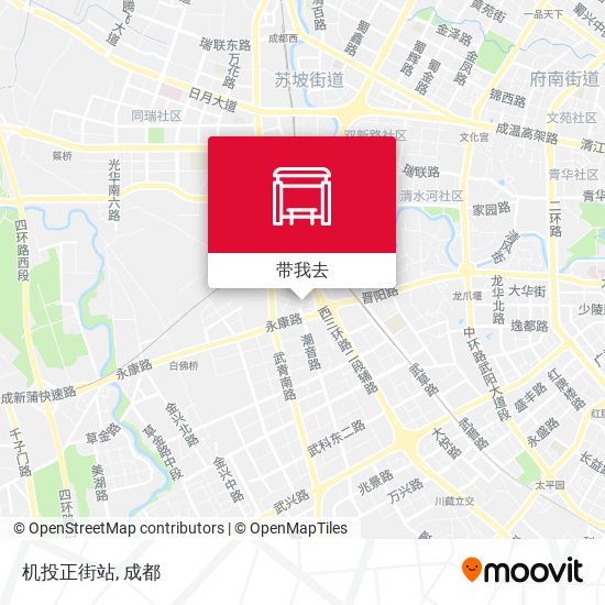 机投正街站地图