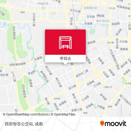 西部智谷公交站地图