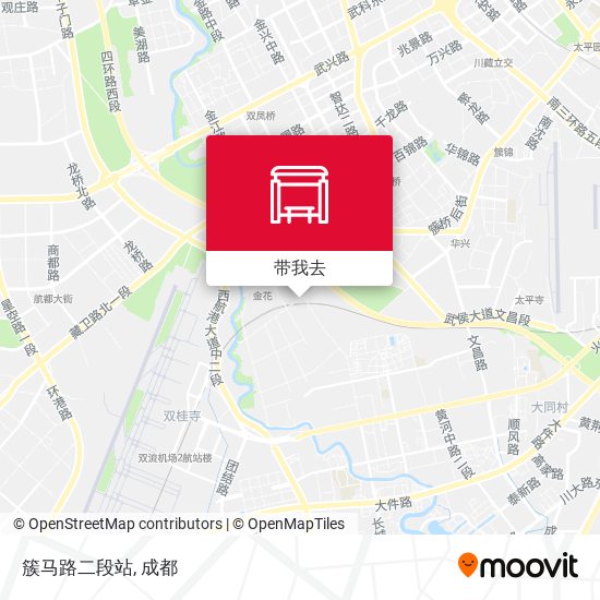 簇马路二段站地图