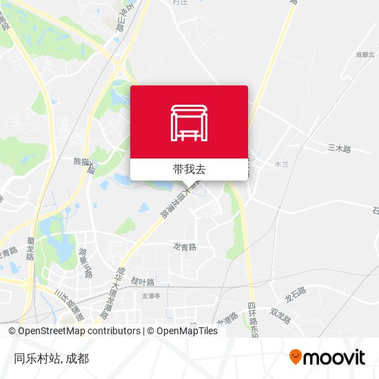 同乐村站地图