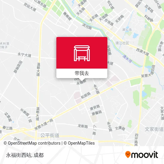 永福街西站地图