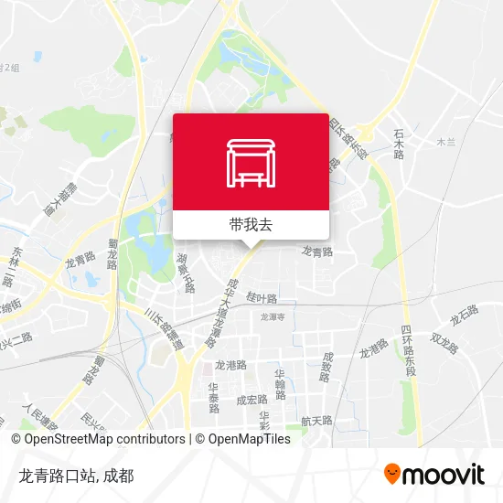龙青路口站地图