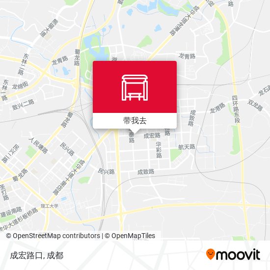 成宏路口地图