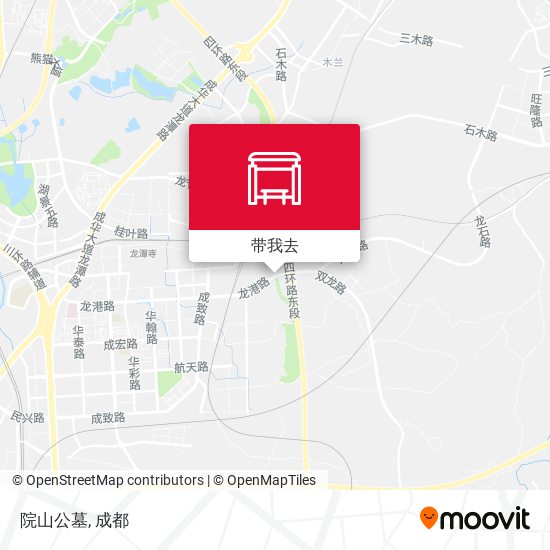 院山公墓地图