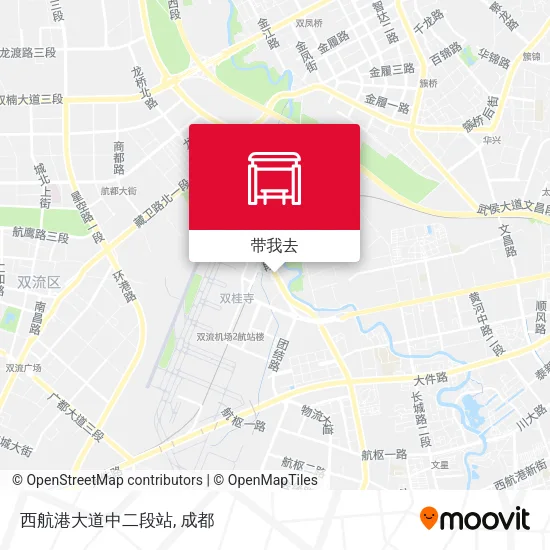 西航港大道中二段站地图