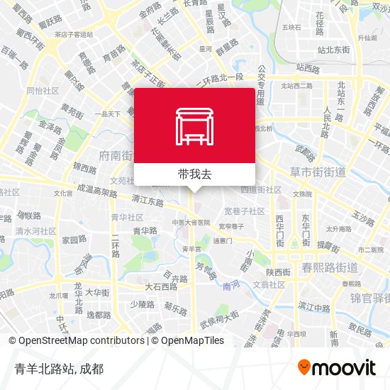 青羊北路站地图