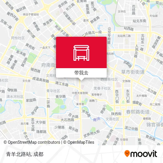 青羊北路站地图