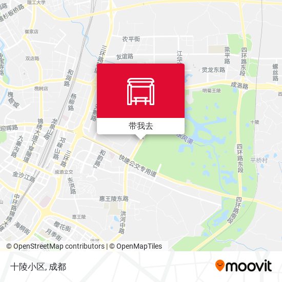 十陵小区地图