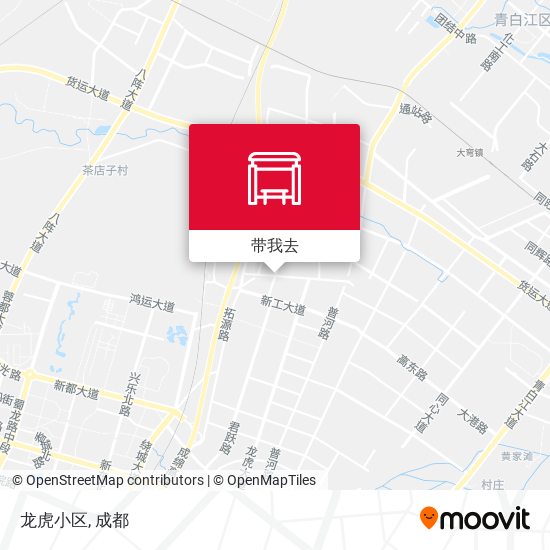 龙虎小区地图