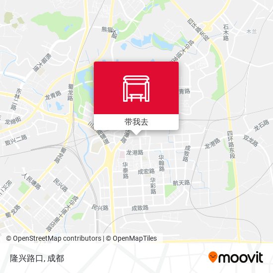 隆兴路口地图