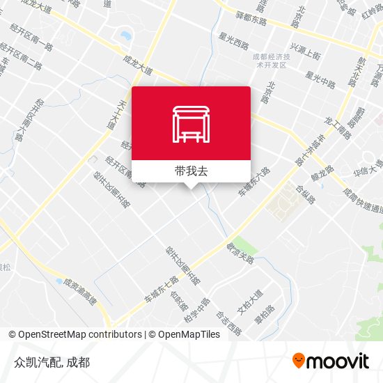 众凯汽配地图