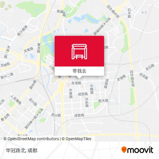 华冠路北地图