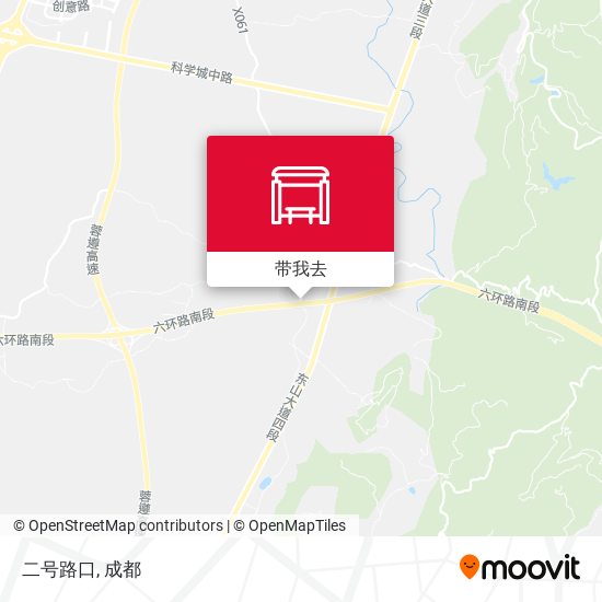 二号路口地图