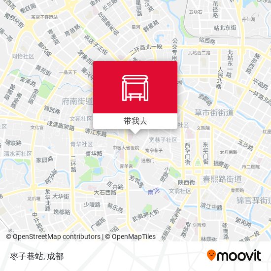 枣子巷站地图