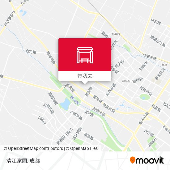 清江家园地图