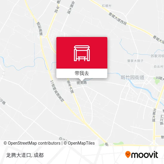龙腾大道口地图
