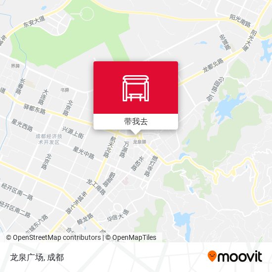 龙泉广场地图