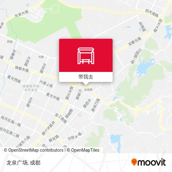 龙泉广场地图