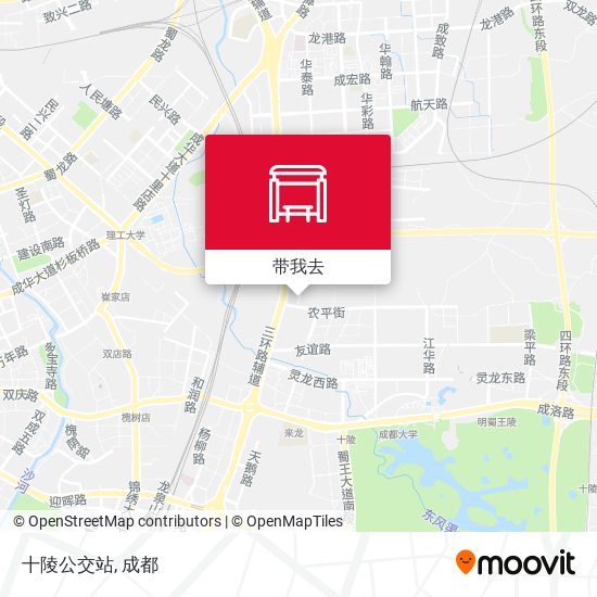 十陵公交站地图