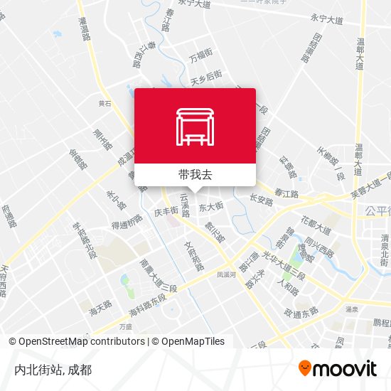 内北街站地图