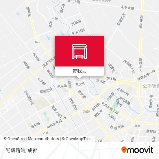 迎辉路站地图