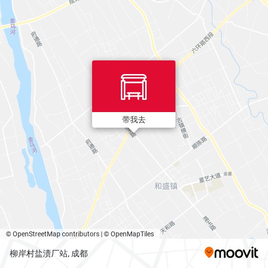 柳岸村盐渍厂站地图