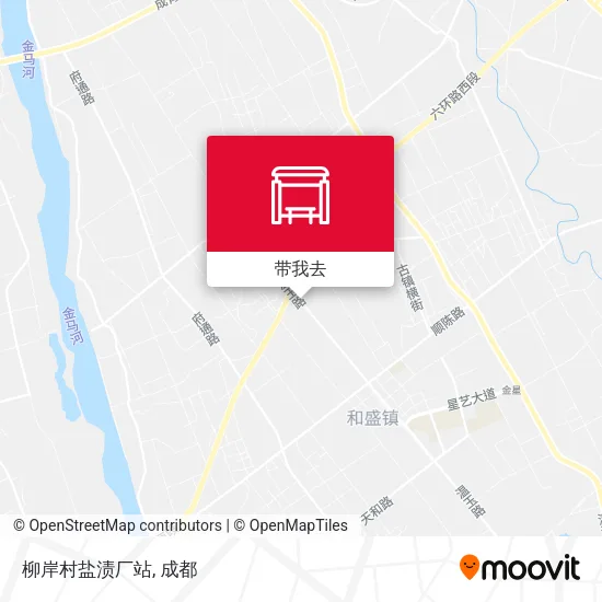 柳岸村盐渍厂站地图