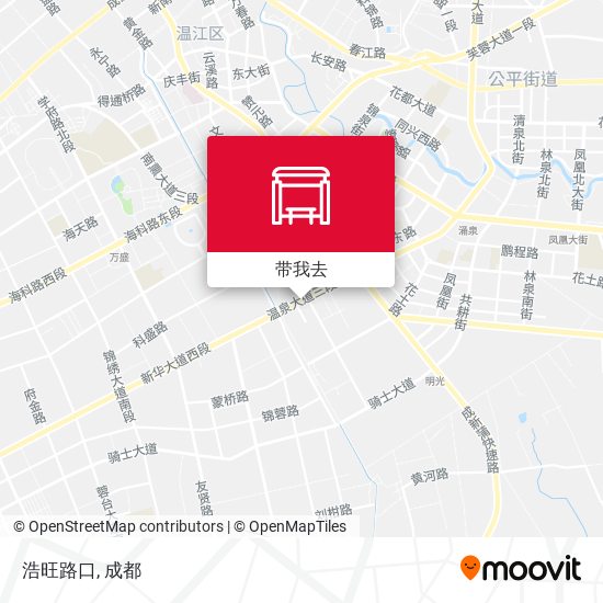 浩旺路口地图
