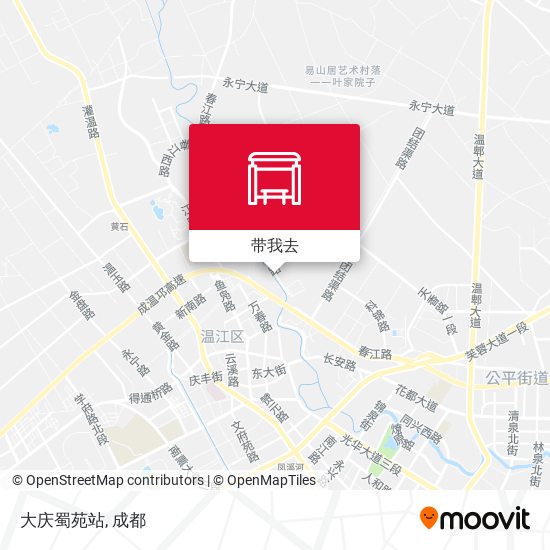 大庆蜀苑站地图