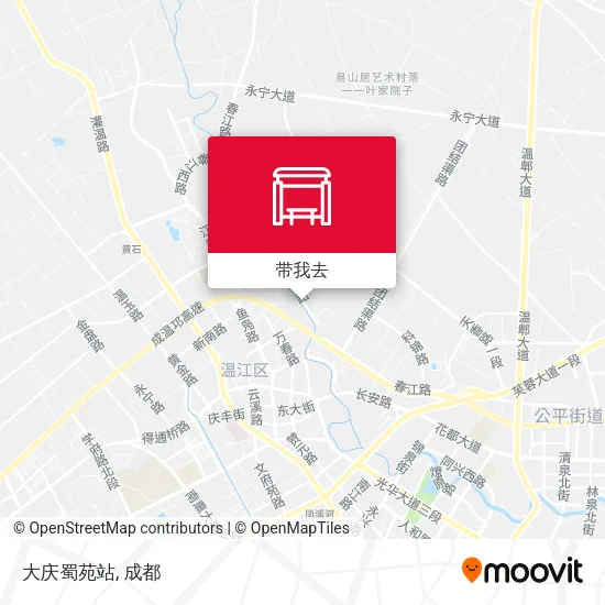 大庆蜀苑站地图
