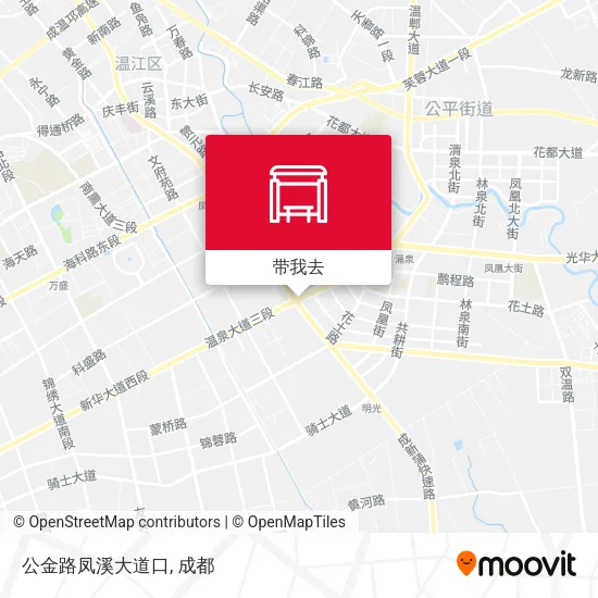 公金路凤溪大道口地图