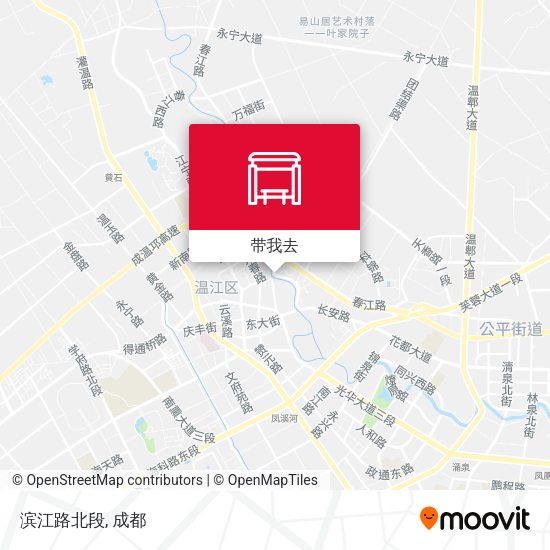 滨江路北段地图