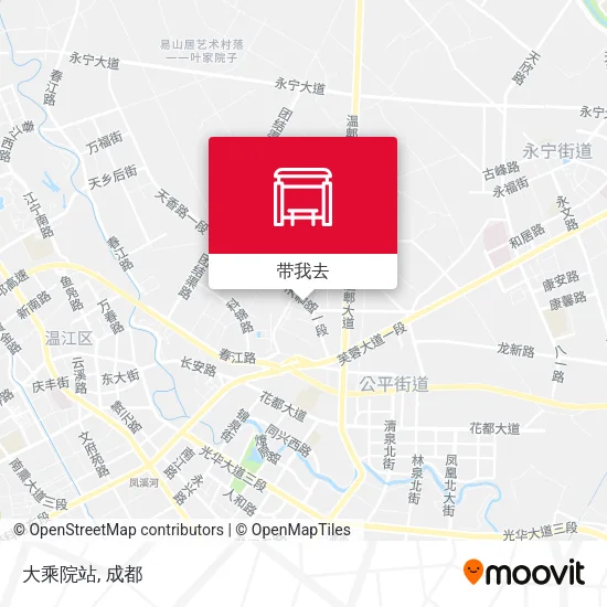 大乘院站地图