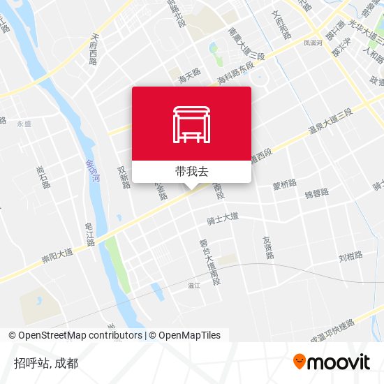 招呼站地图