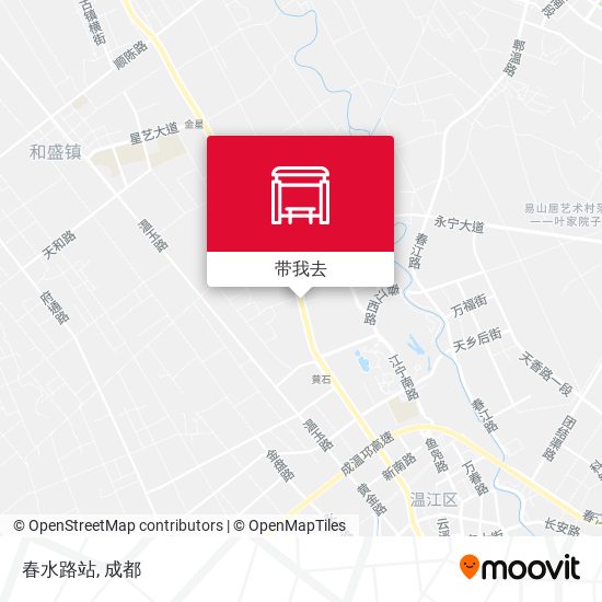 春水路站地图
