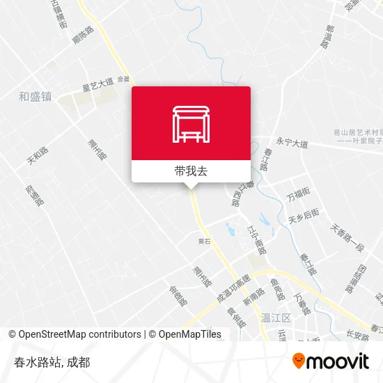 春水路站地图
