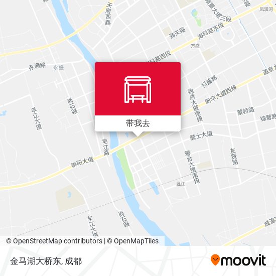 金马湖大桥东地图