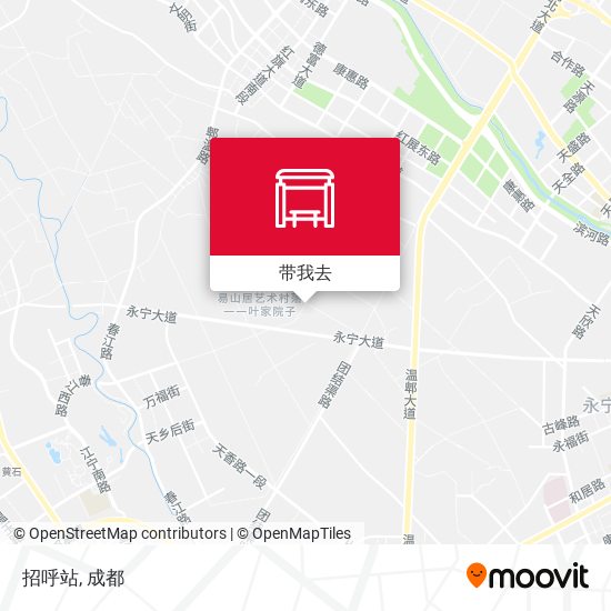 招呼站地图