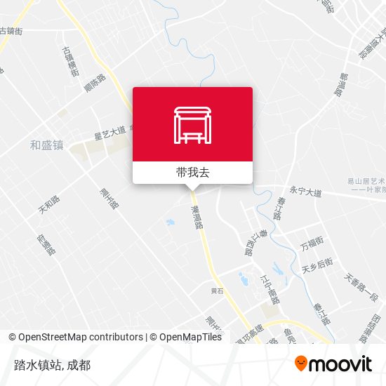 踏水镇站地图