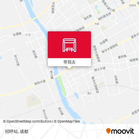 招呼站地图