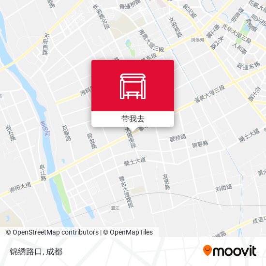 锦绣路口地图
