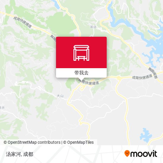 汤家河地图