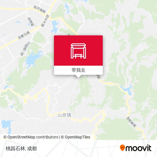 桃园石林地图