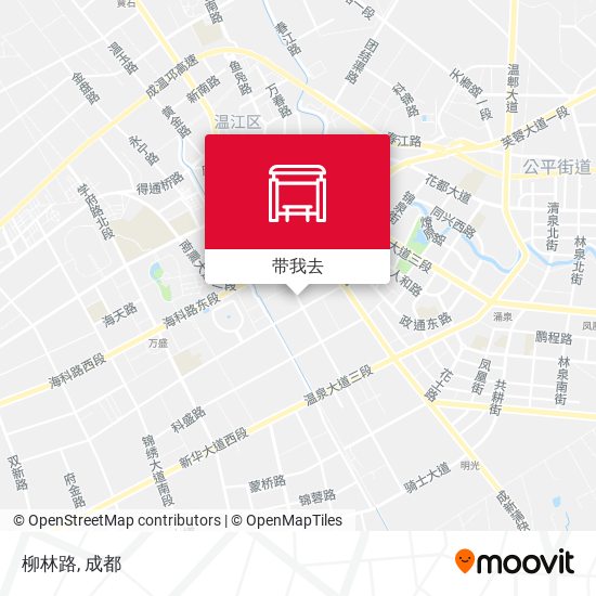 柳林路地图