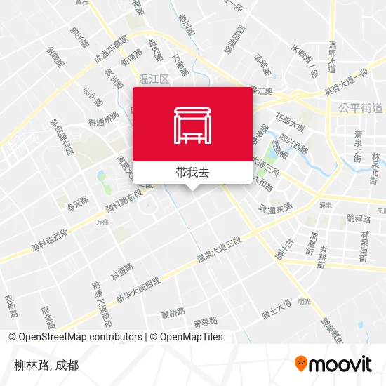 柳林路地图