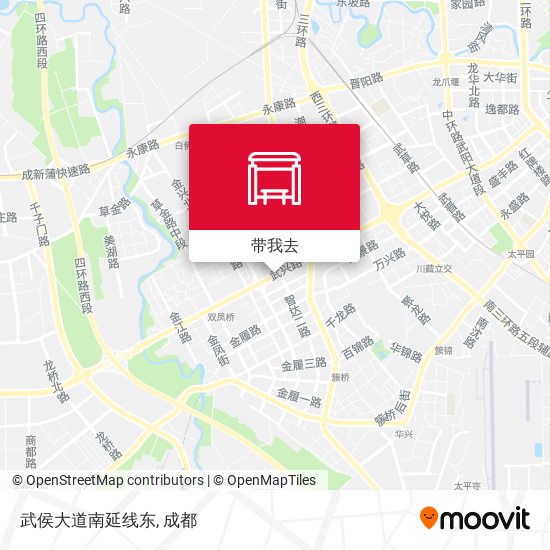 武侯大道南延线东地图