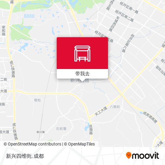 新兴四维街地图