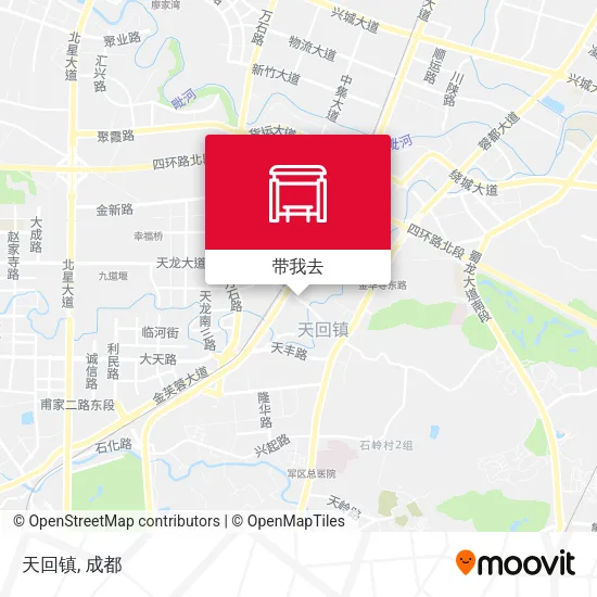 天回镇地图