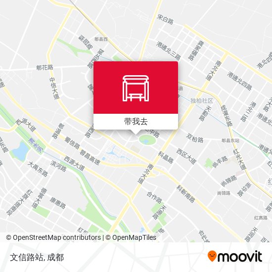 文信路站地图