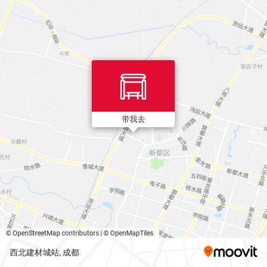 西北建材城站地图